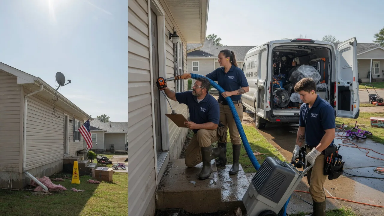 Ceiling Water Damage Restoration in Custer, KY near me
